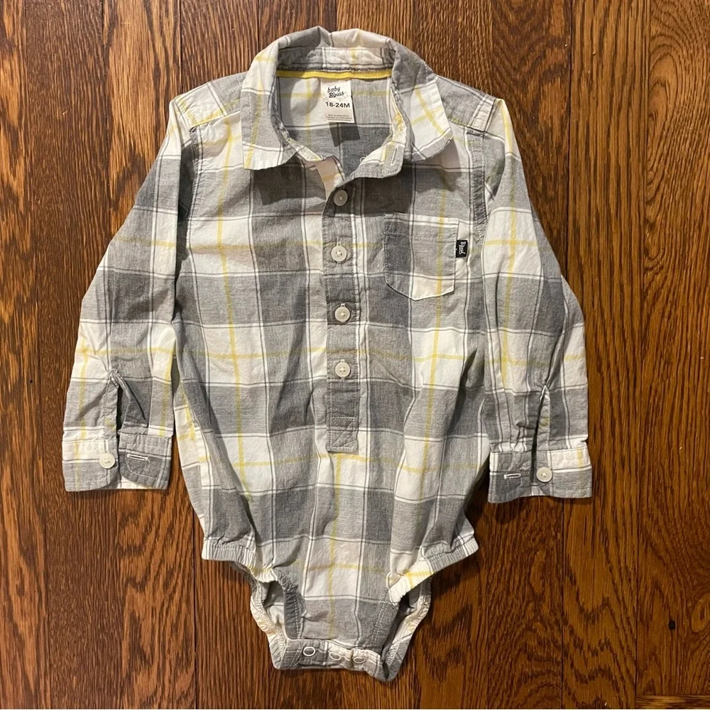 Button Down Collared Shirt Bundle Size 18-24 Months GAP Old Navy Gymboree